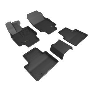 Toyota Crown Floor Mat Set - 3D MAXpider - Kagu - Black - `23-`24 Toyota Crown Floor Mat Set - 3D MAXpider - Kagu - Black - `23-`24